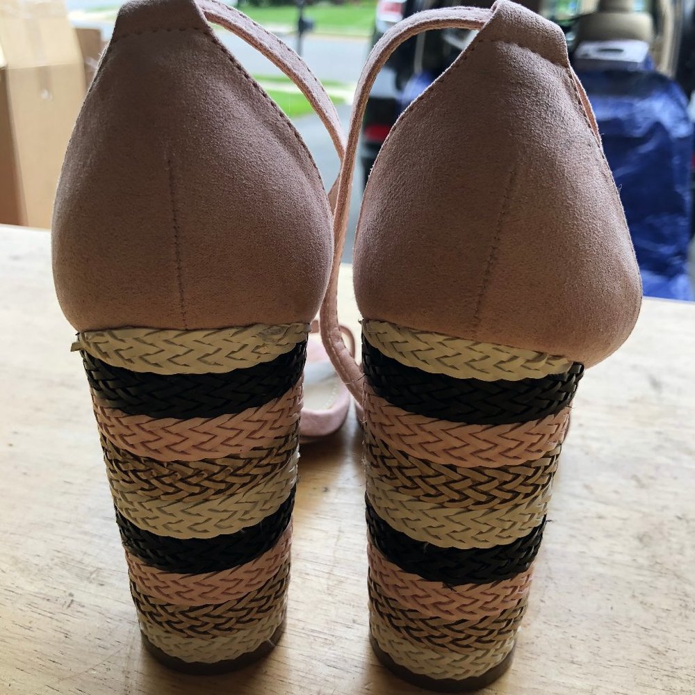 Pink Open Toed Heel - Picture 4 of 4